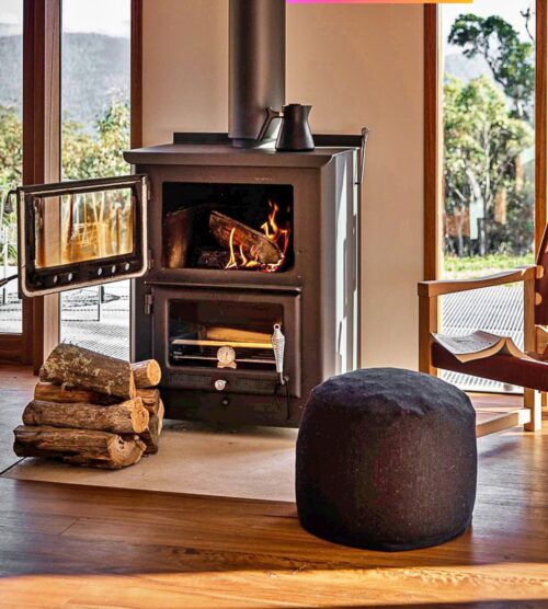 Gourmet slow combustion bakers oven wood stove