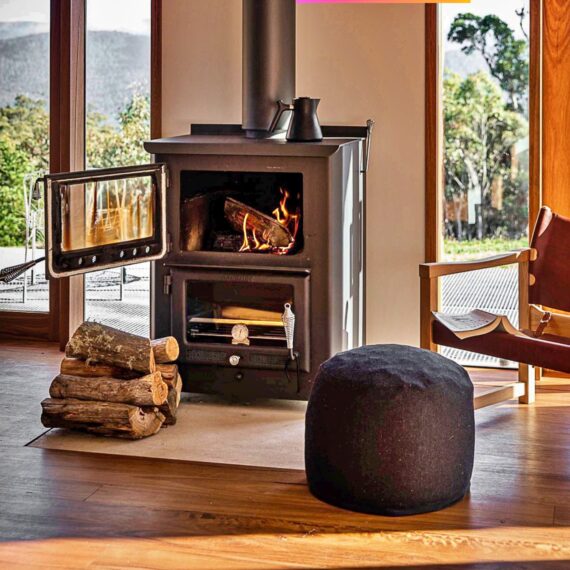 Gourmet slow combustion bakers oven wood stove