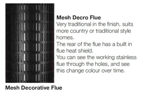 solid decor mesh for wood heater